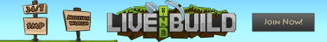 LiveAndBuild SMP Minecraft server banner