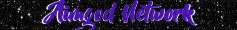 Aimgod Network Minecraft server banner