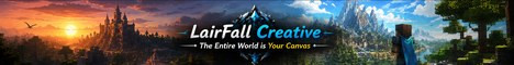 LairFall Creative Minecraft server banner