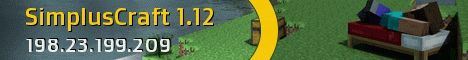 SimplusCraft Minecraft server banner