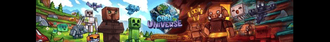 Cube Universe Minecraft server banner