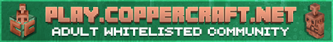 CopperCraft Minecraft server banner
