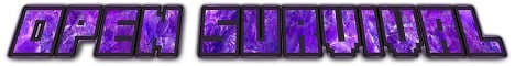 Open Survival Minecraft server banner