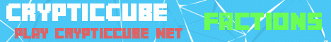 CrypticCube Minecraft server banner