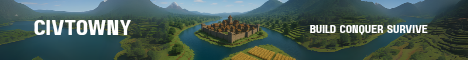 CivTowny Minecraft server banner