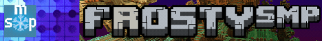 FrostySMP Minecraft server banner