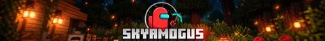SkyAmogus Minecraft server banner