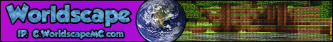 WorldscapeMC Minecraft server banner
