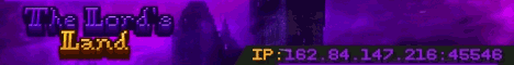 The Lords Land Minecraft server banner