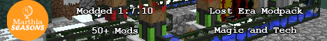 Marthia Seasons Minecraft server banner