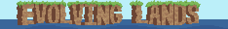 Evolving Lands Minecraft server banner