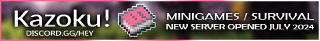 Kazoku Minecraft server banner