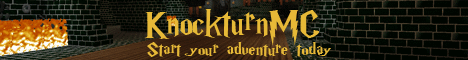 KnockturnMC Minecraft server banner