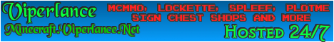 Viperlance Minecraft server banner