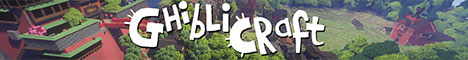 GhibliCraft Minecraft server banner