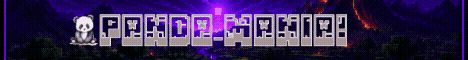 Panda-Mania Minecraft server banner