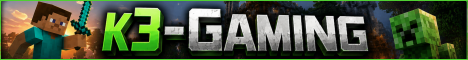 Banner k3-Gaming Minecraft Survival