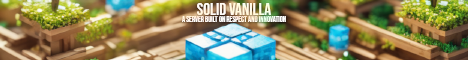 SolidVanilla Minecraft-Server-Banner