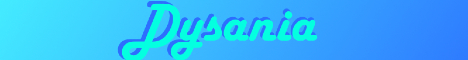 DysaniaMC Minecraft server banner
