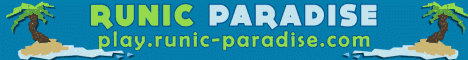 Runic Paradise Minecraft server banner