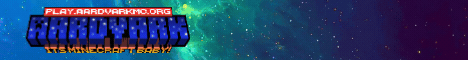 AardvarkMC Minecraft server banner