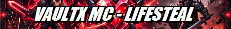 VaultxMc Minecraft server banner