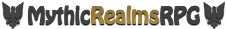 MythicRealmsRPG Minecraft server banner