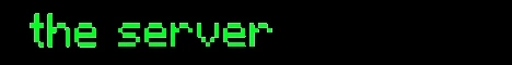 the server Minecraft server banner