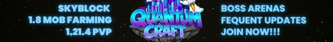 QuantumCraft Minecraft server banner