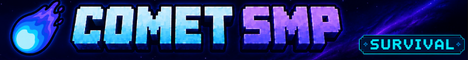 Comet SMP Minecraft server banner