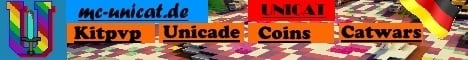 Unicat Minecraft server banner