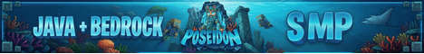 PoseidonMC Minecraft server banner