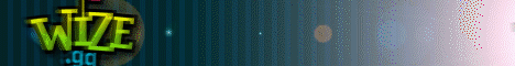 Wize Minecraft server banner
