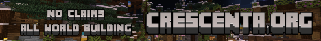 Crescenta Minecraft server banner