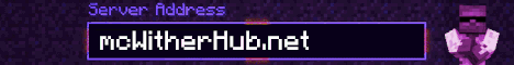 WitherHub Minecraft server banner