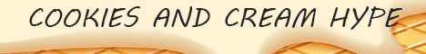 Cookies And Cream Hype Minecraft server banner