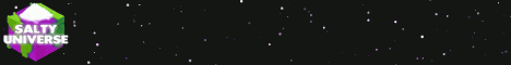 Salty Universe Minecraft server banner