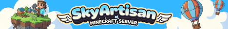 SkyArtisan Minecraft server banner
