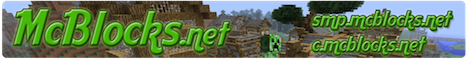McBlocks Server Minecraft server banner