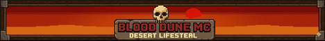 Blood Dune MC Minecraft server banner