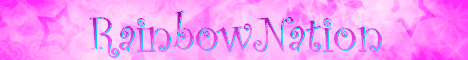 rainbowNation Minecraft server banner