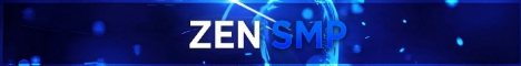 Zen SMP Minecraft server banner