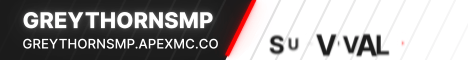 GreythornSMP Minecraft server banner