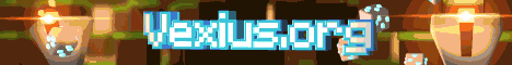 Vexius Network Minecraft server banner