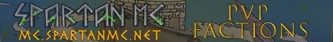 Spartan MC Minecraft server banner