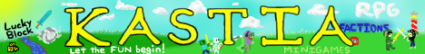 Kastia Minecraft server banner