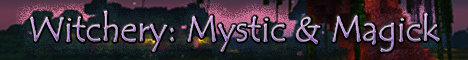 Banner Witchery Mystic and Magic