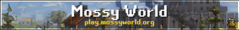 Mossy World Minecraft server banner