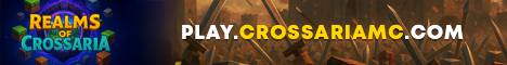 Realms of Crossaria Minecraft server banner