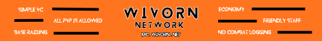 Wivorn Network Minecraft server banner